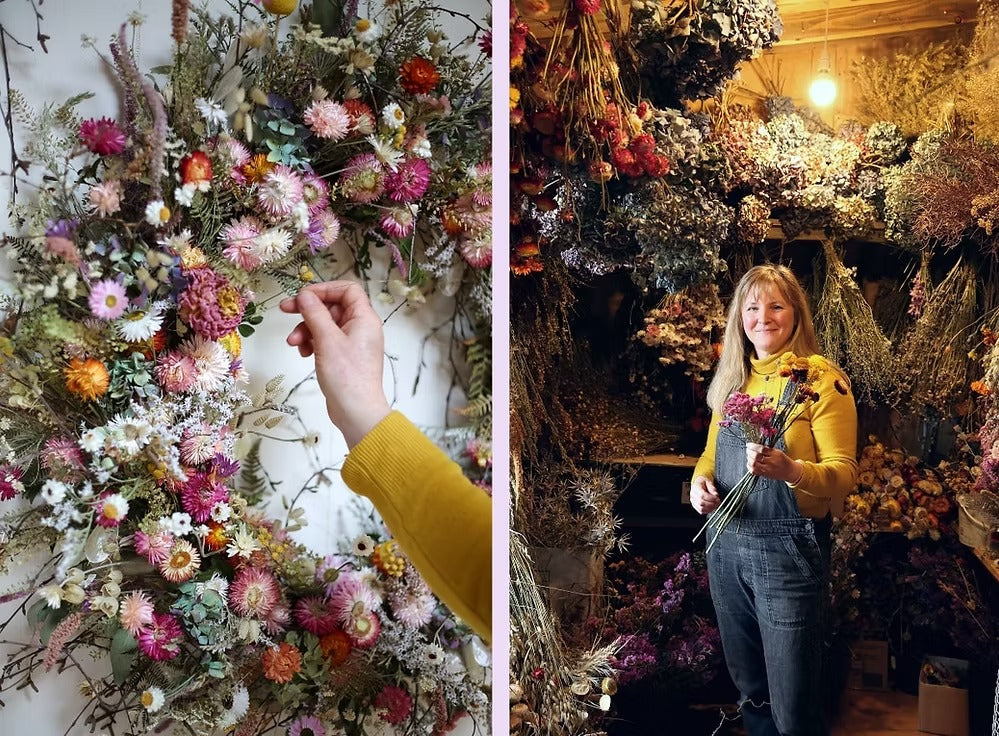 The art of dried flowers and 3 essential tips for how to dry flowers at home with Layla Robinson